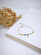 Bracelet en acier inoxydable - MULTICOLORE