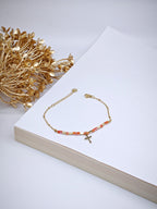Bracelet en acier inoxydable - ORANGE