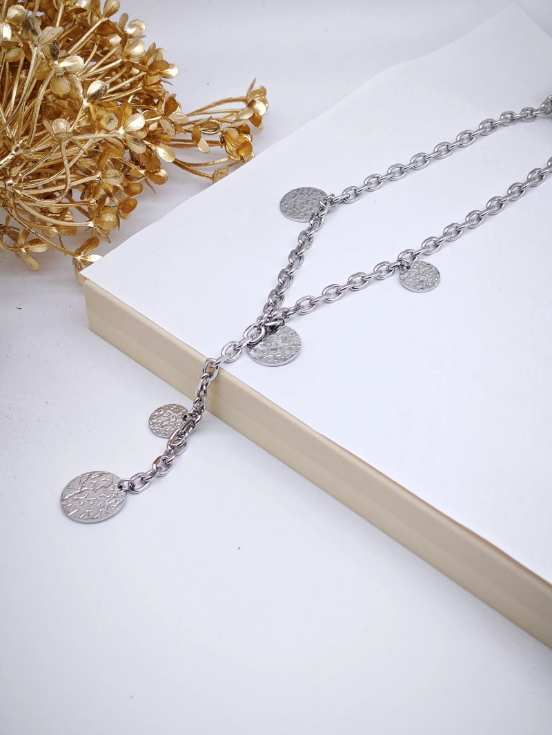 Collier en acier inoxydable - ARGENT