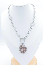 Collier en acier inoxydable - ARGENT