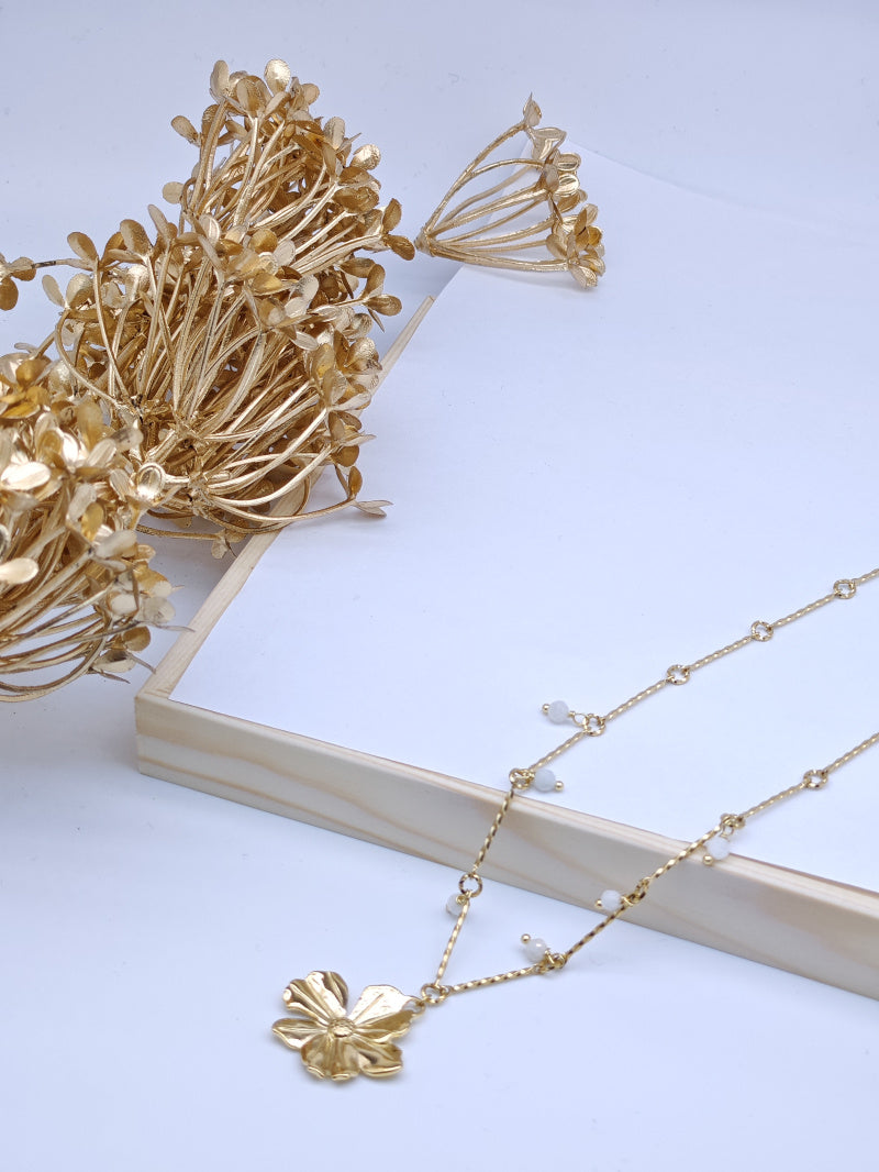 Collier en acier inoxydable - BLANC