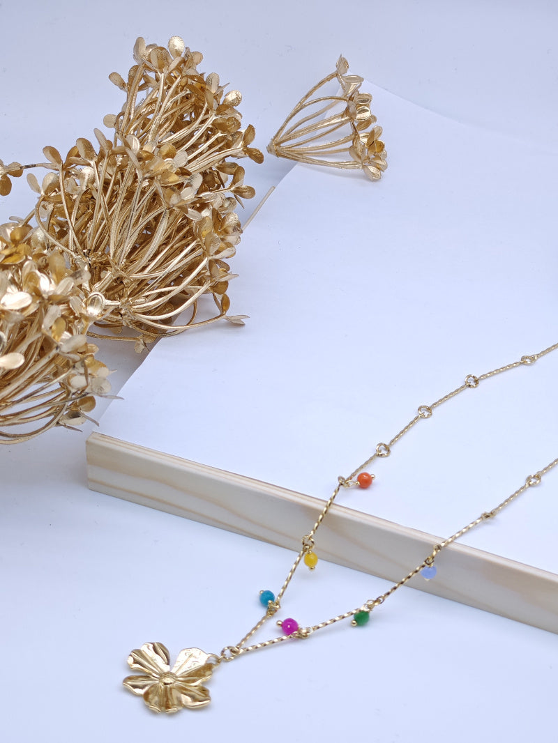 Collier en acier inoxydable - MULTICOLORE