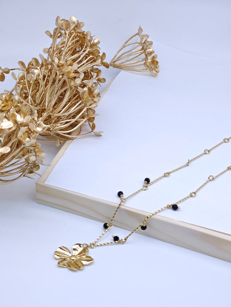 Collier en acier inoxydable - NOIR