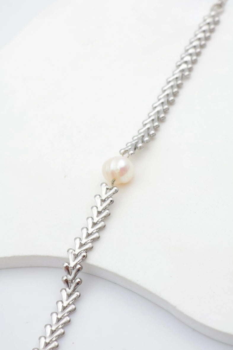 Bracelet en acier inoxydable - ARGENT