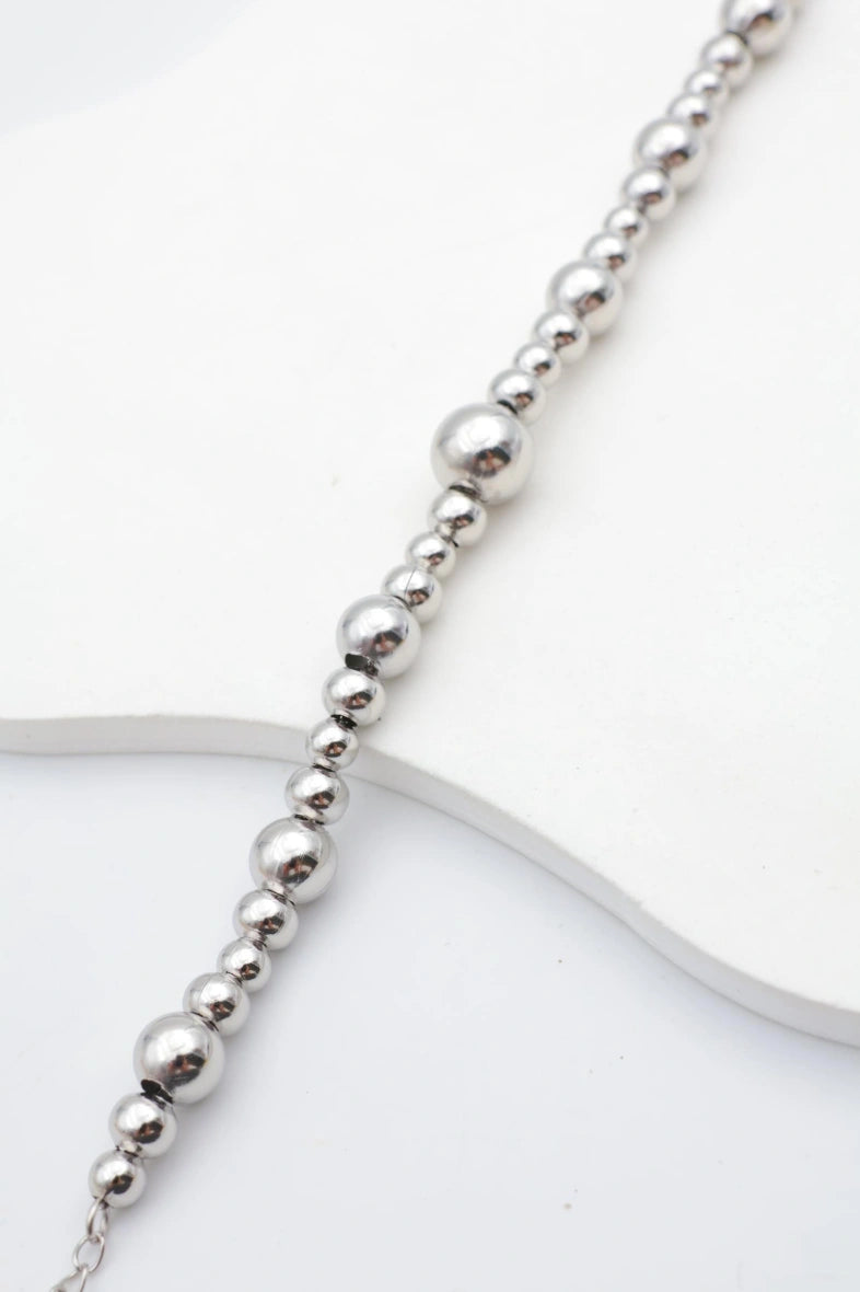 Bracelet en acier inoxydable - ARGENT