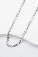 Collier en acier inoxydable - ARGENT