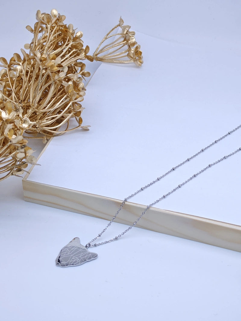 Collier en acier inoxydable - ARGENT