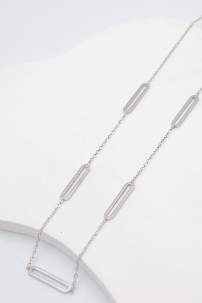 Collier en acier inoxydable - ARGENT