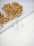 Boucles d'oreilles en acier inoxydable - BLANC