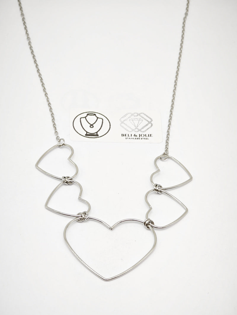 Collier en acier inoxydable - ARGENT