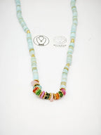 Collier en acier inoxydable - BLEU