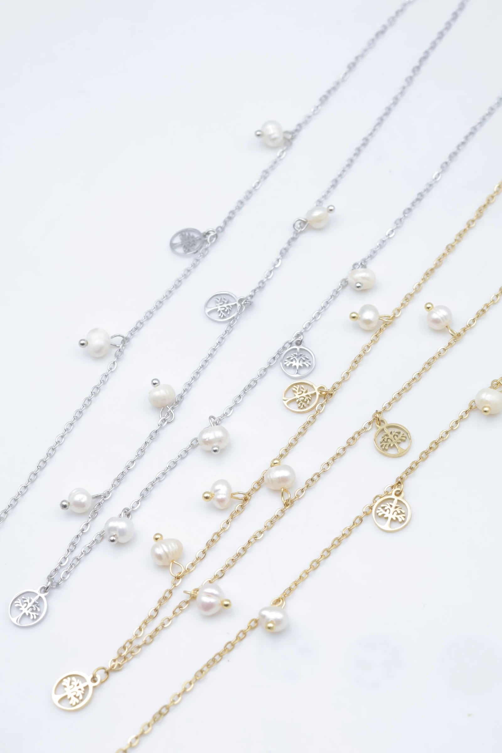 Parure de bijoux en acier inoxydable - DORÉ