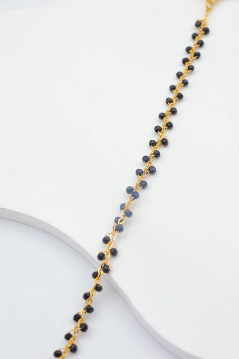 Bracelet en acier inoxydable - NOIR