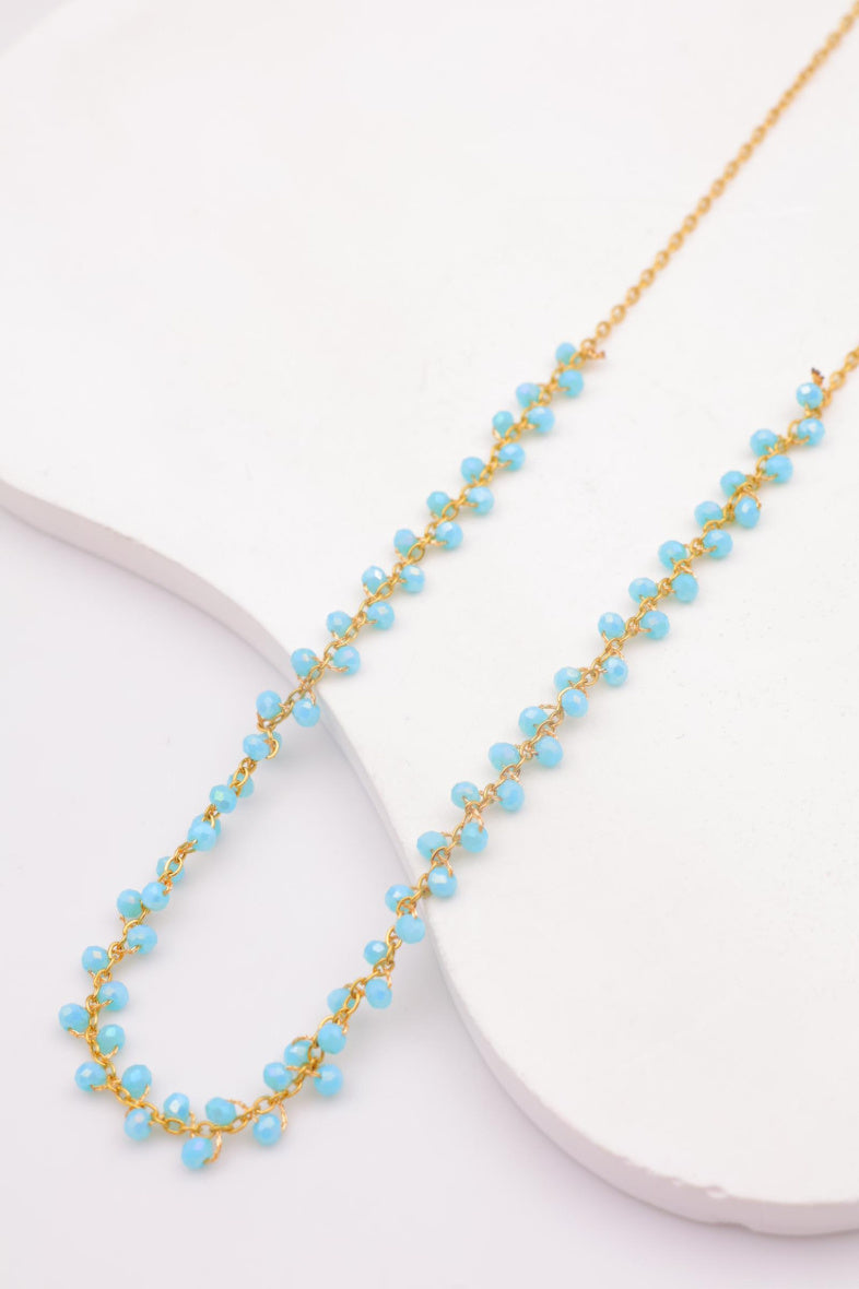 Collier en acier inoxydable - BLEU