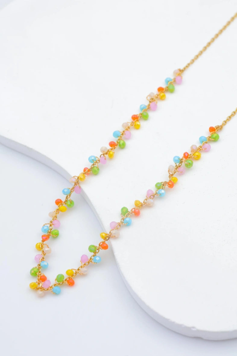Collier en acier inoxydable - MULTICOLORE