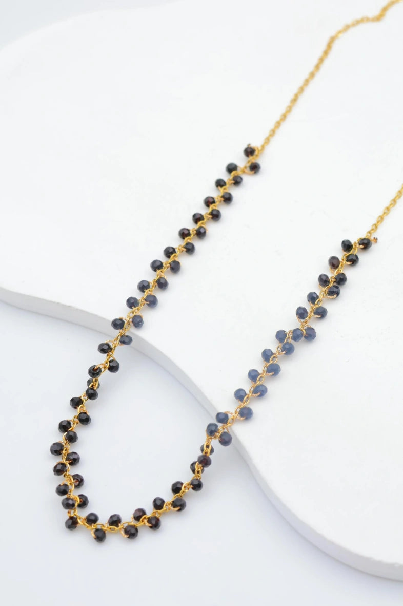 Collier en acier inoxydable - NOIR