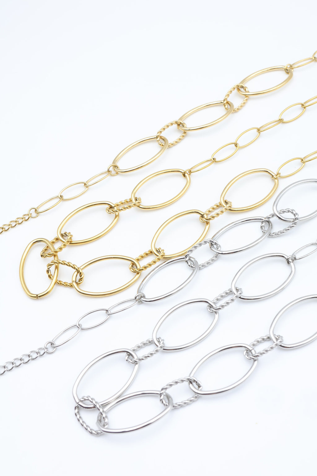 Parure de bijoux en acier inoxydable - DORÉ