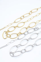 Parure de bijoux en acier inoxydable - DORÉ