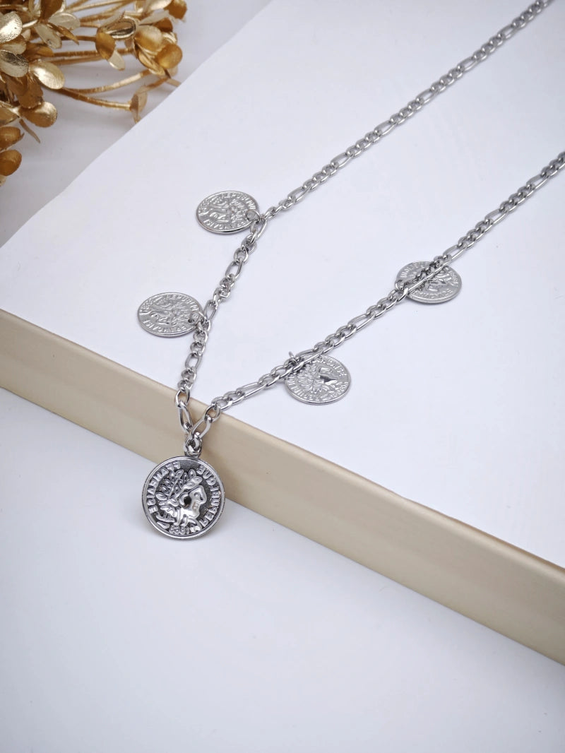 Collier en acier inoxydable - ARGENT