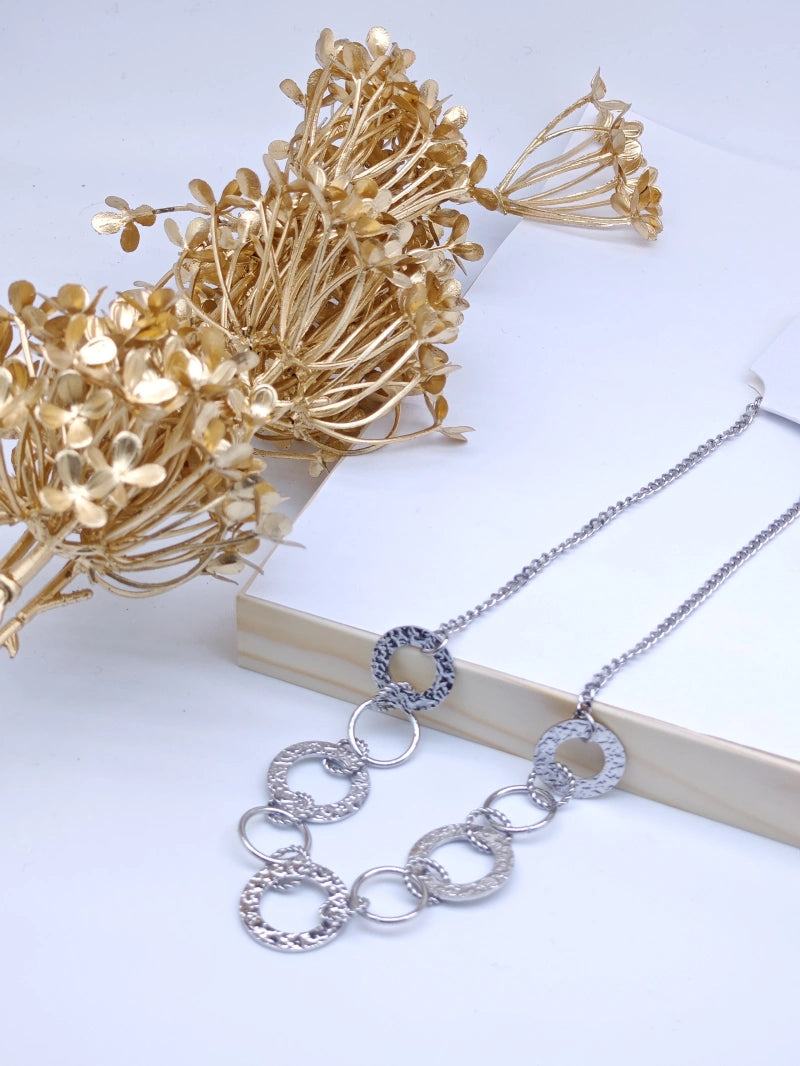 Collier en acier inoxydable - ARGENT