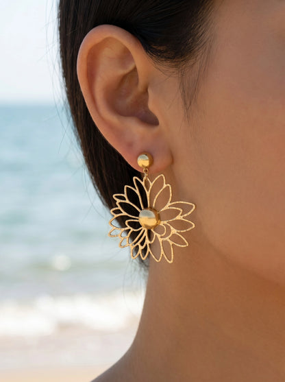 Boucles d’oreilles en acier inoxydable