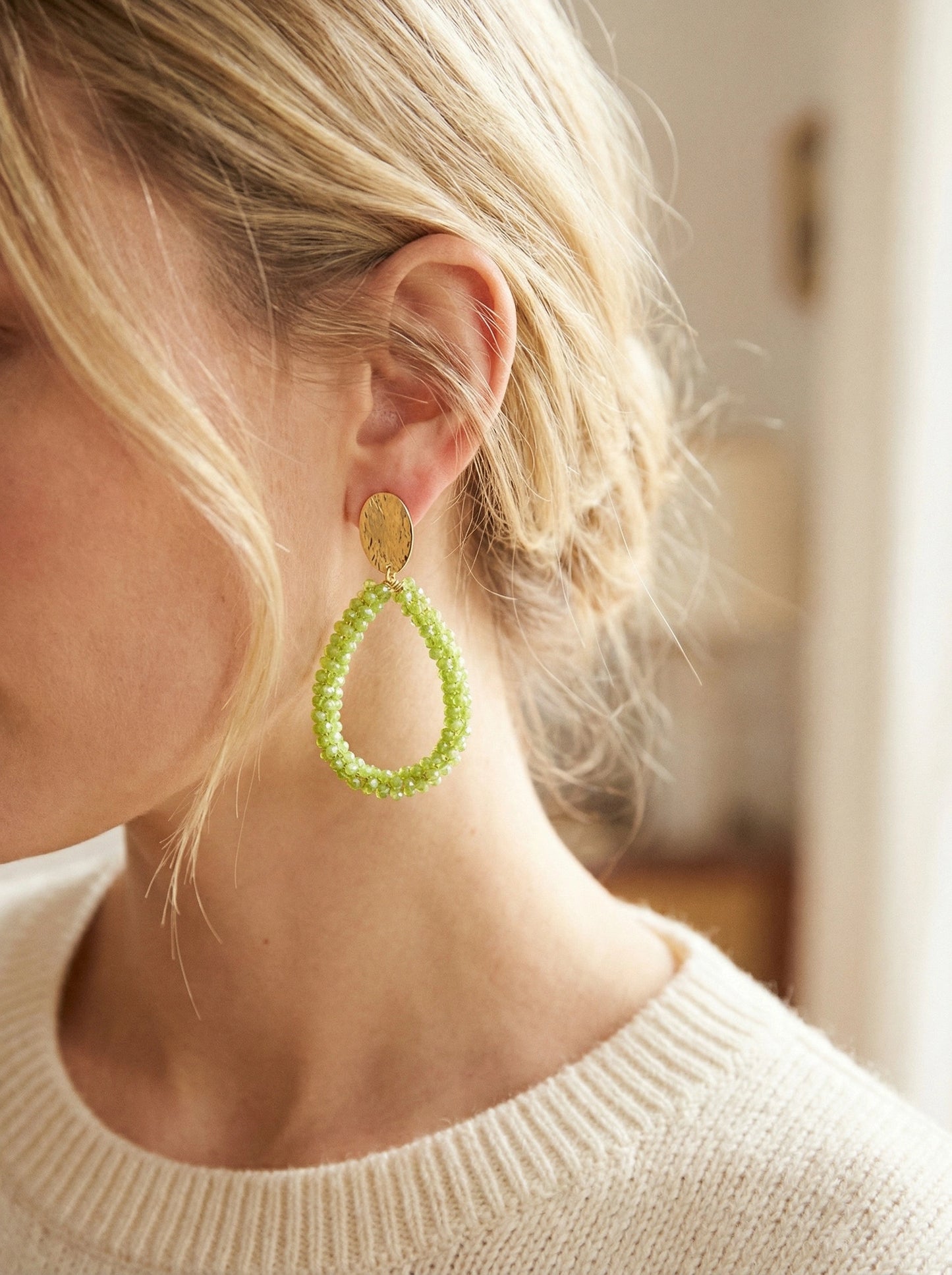 Boucles d’oreilles en acier inoxydable