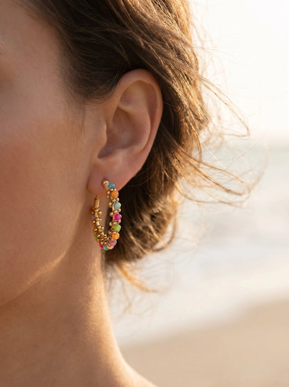 Boucles d’oreilles en acier inoxydable