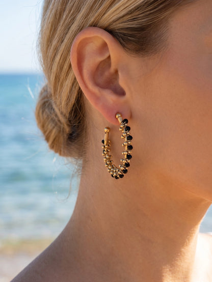 Boucles d’oreilles en acier inoxydable