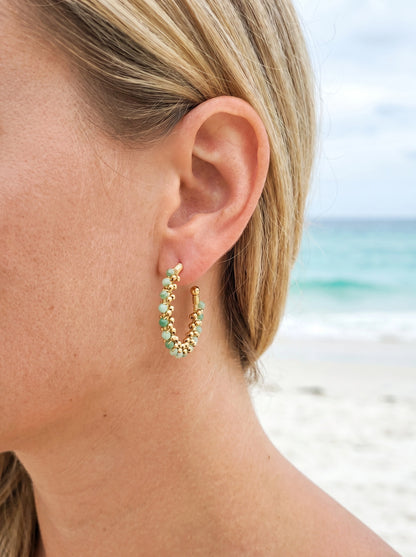 Boucles d’oreilles en acier inoxydable