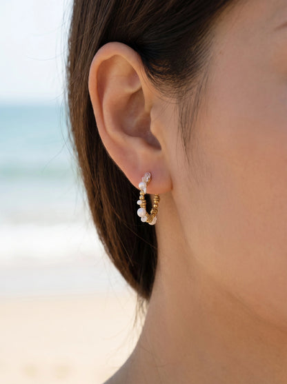 Boucles d’oreilles en acier inoxydable