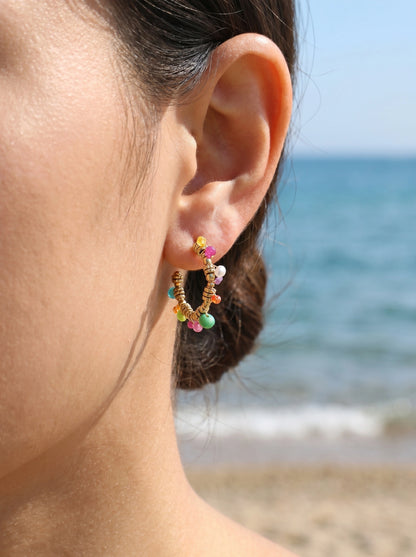 Boucles d’oreilles en acier inoxydable