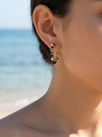 Boucles d’oreilles en acier inoxydable