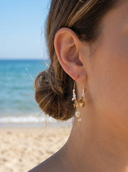 Boucles d’oreilles en acier inoxydable