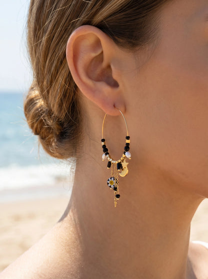 Boucles d’oreilles en acier inoxydable