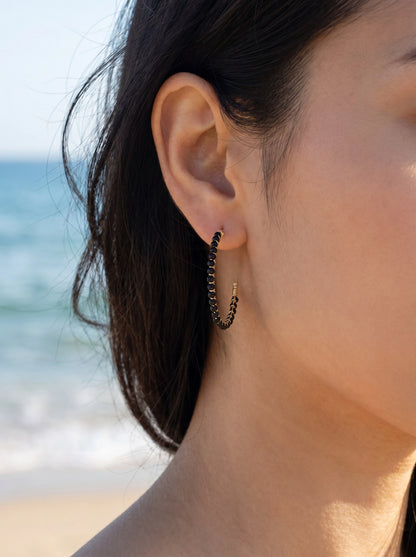 Boucles d’oreilles en acier inoxydable
