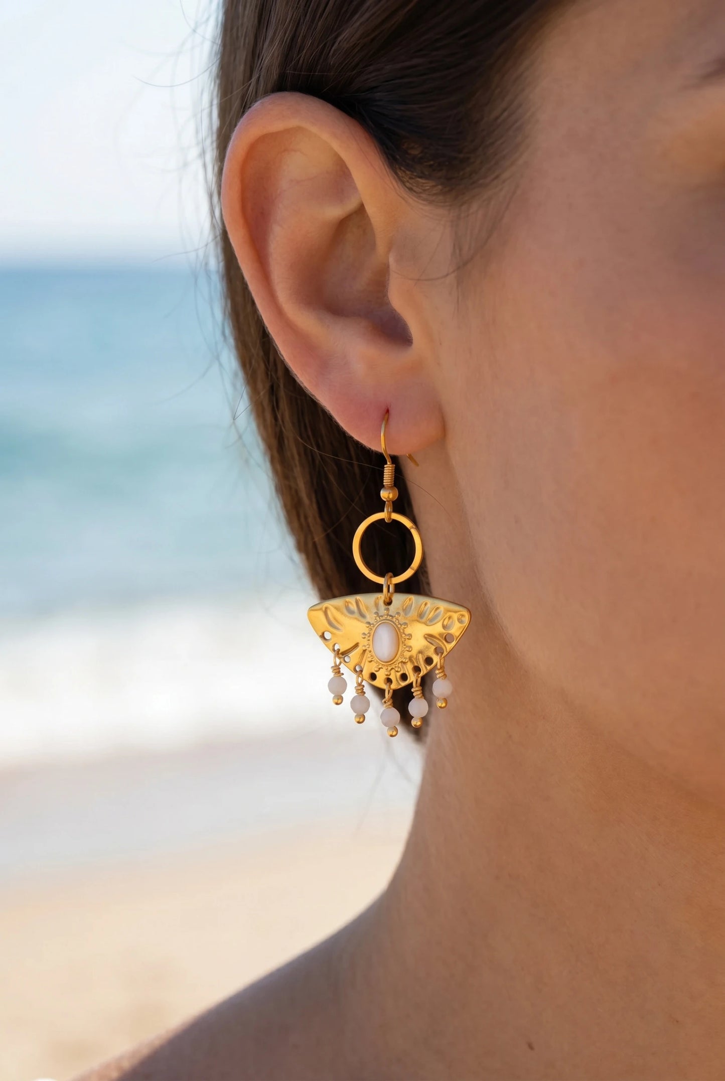 Boucles d’oreilles en acier inoxydable