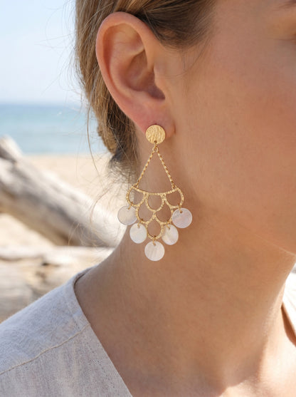 Boucles d’oreilles en acier inoxydable