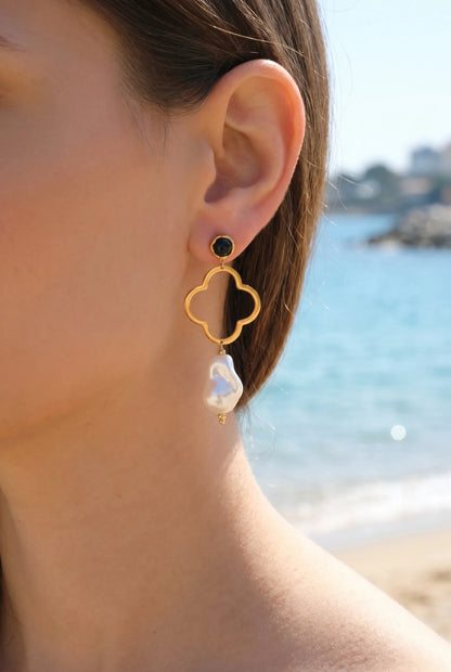 Boucles d’oreilles en acier inoxydable