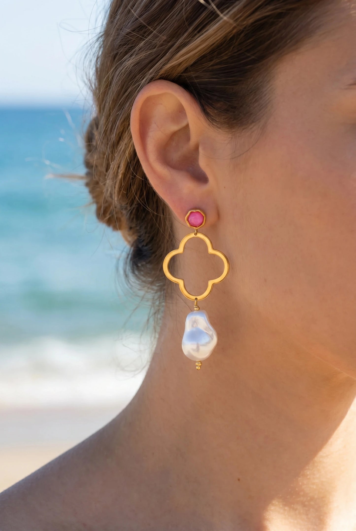 Boucles d’oreilles en acier inoxydable