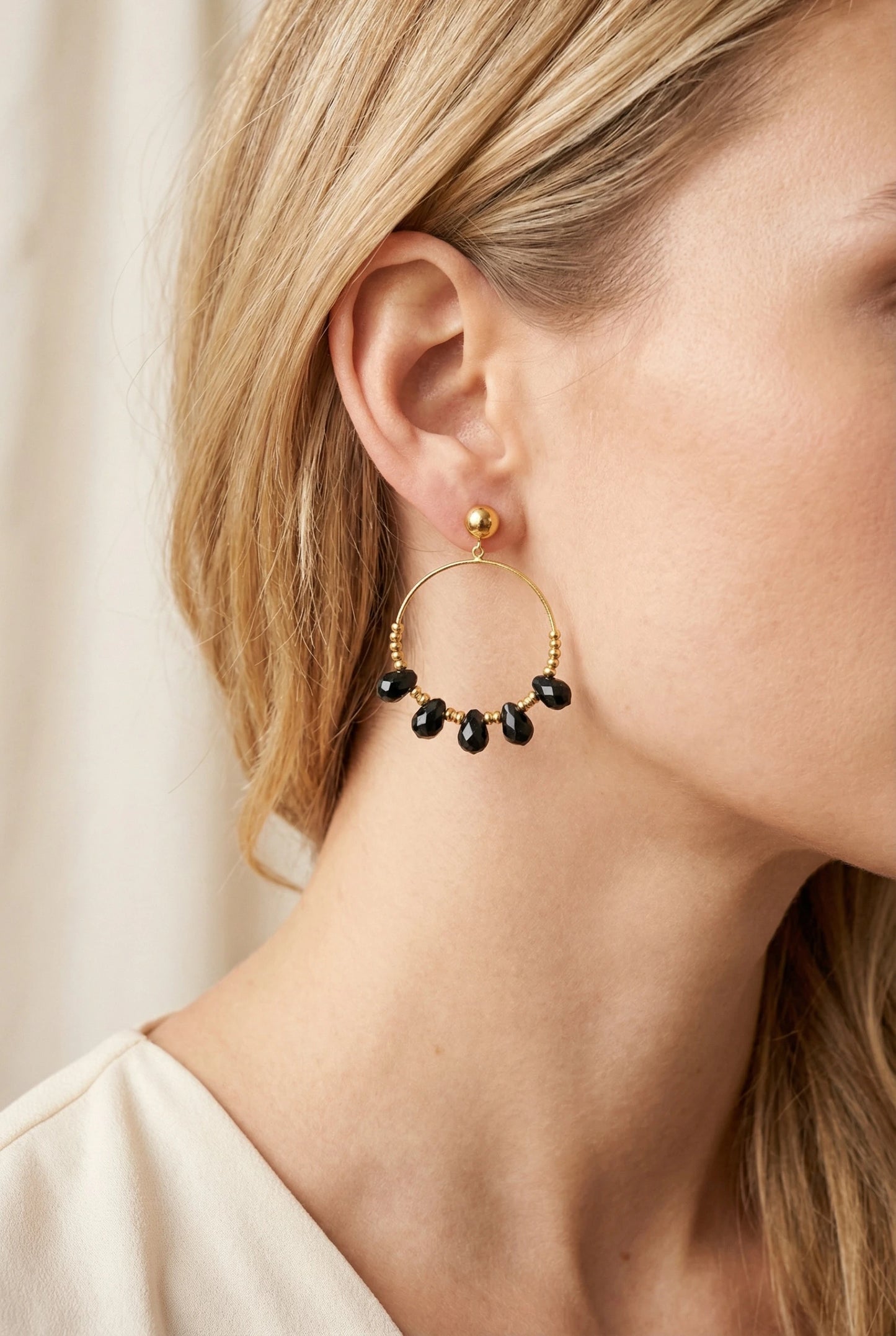 Boucles d’oreilles en acier inoxydable