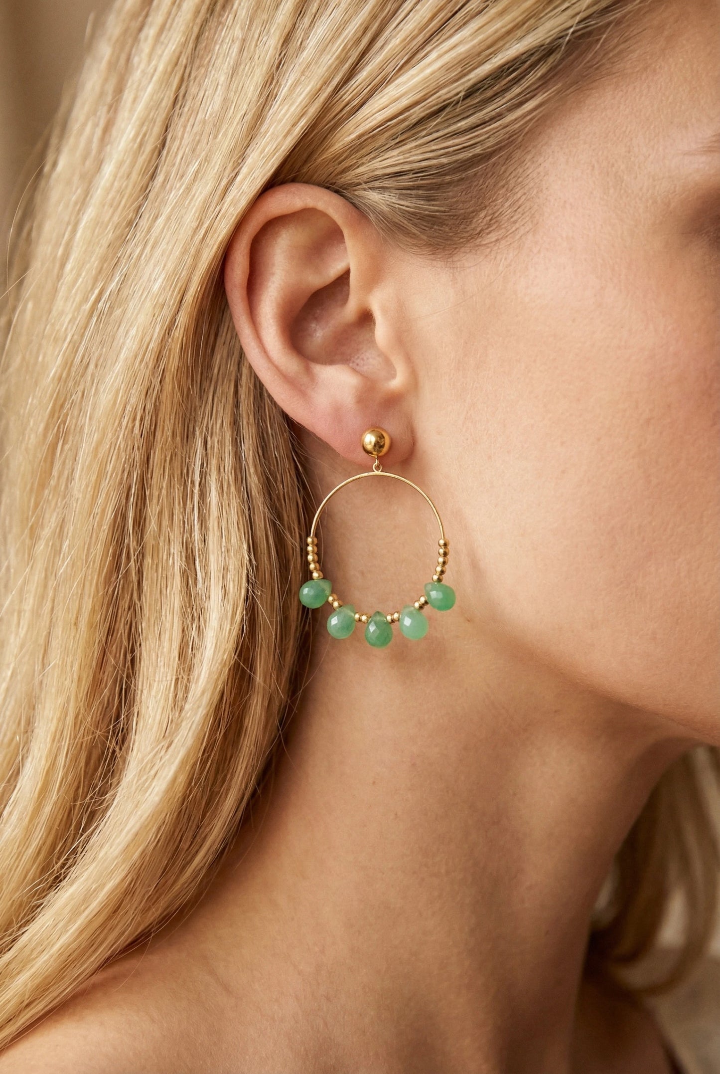 Boucles d’oreilles en acier inoxydable