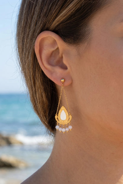 Boucles d’oreilles en acier inoxydable