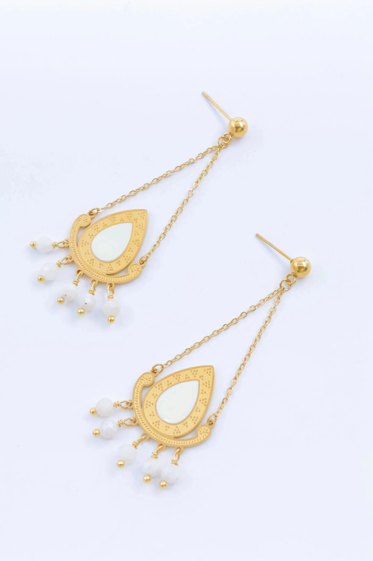 Boucles d’oreilles en acier inoxydable