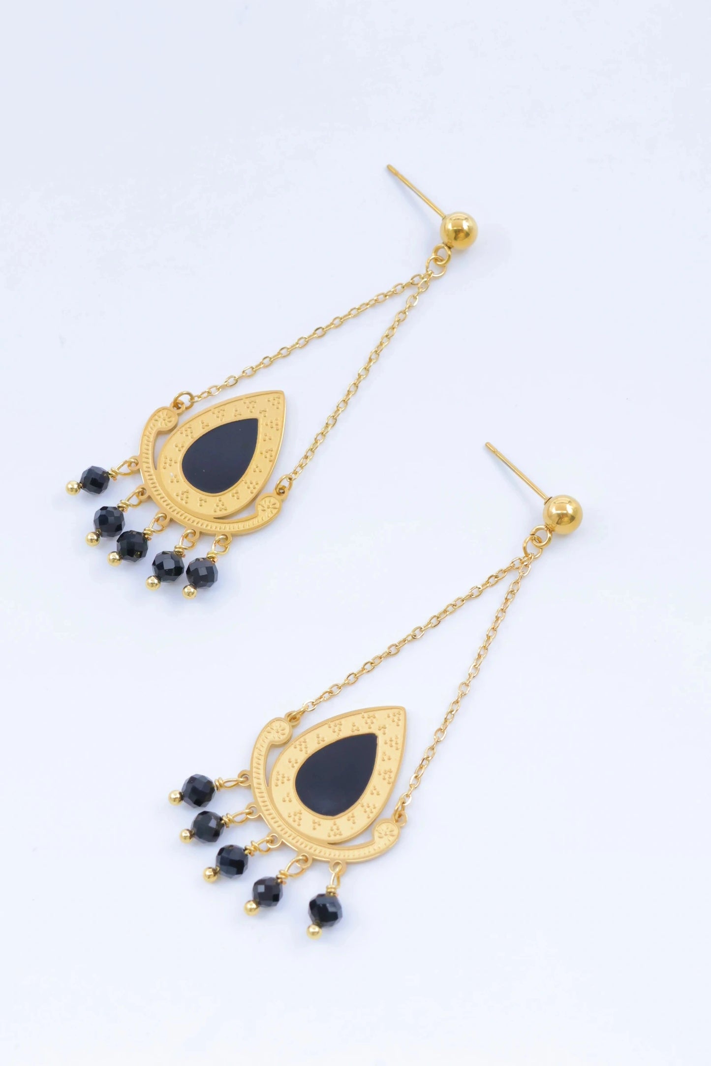 Boucles d’oreilles en acier inoxydable