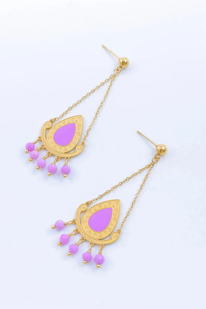 Boucles d’oreilles en acier inoxydable