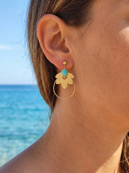 Boucles d’oreilles en acier inoxydable