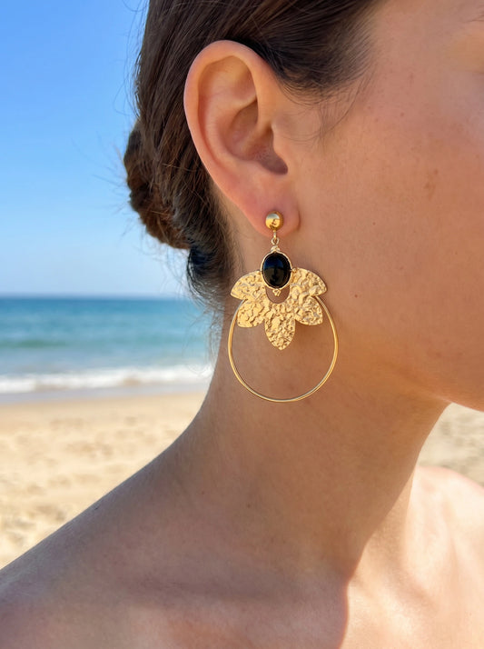 Boucles d’oreilles en acier inoxydable