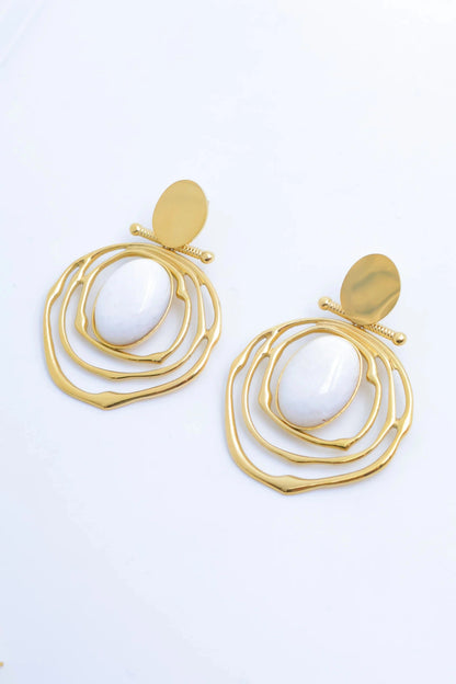 Boucles d’oreilles en acier inoxydable