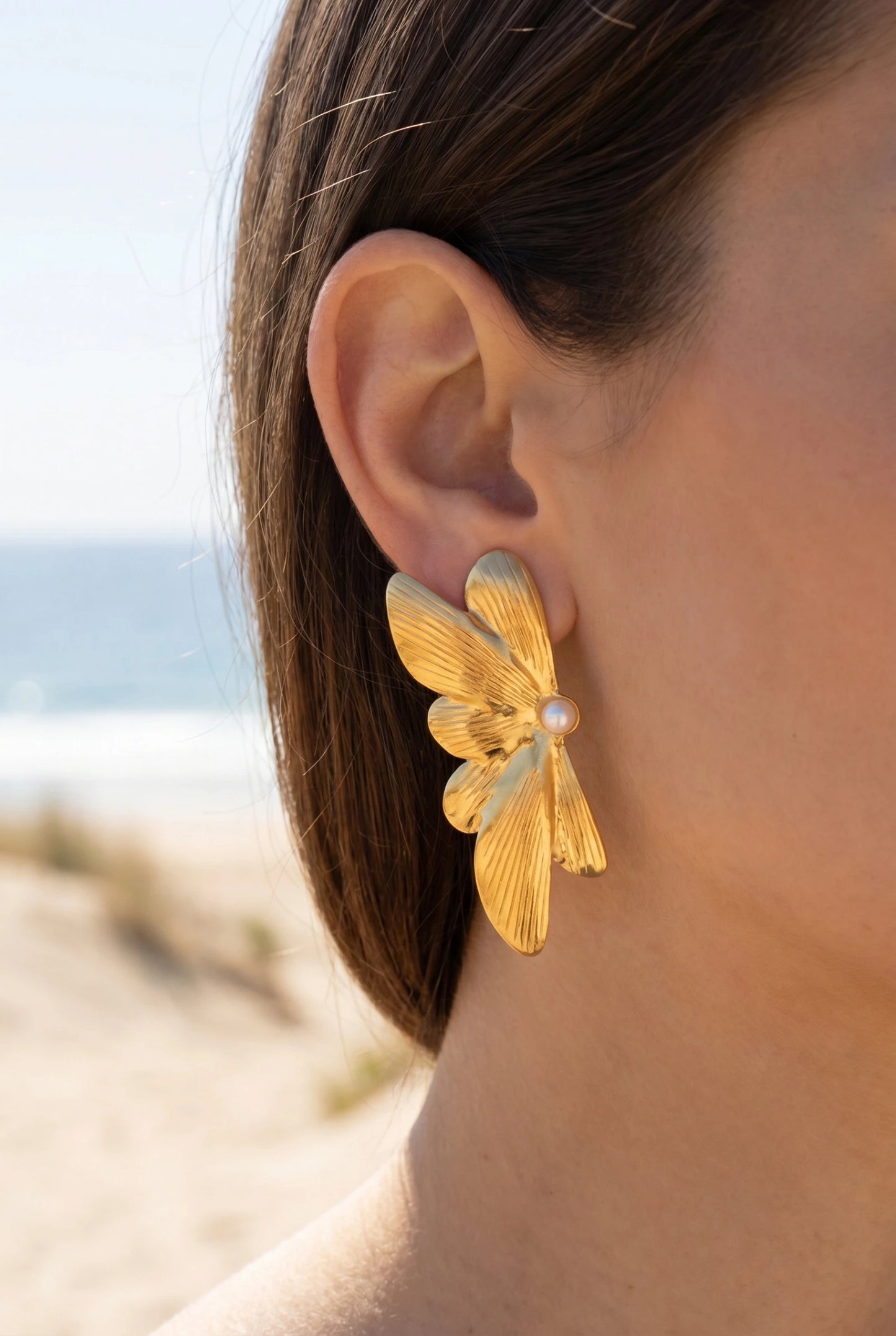 Boucles d’oreilles en acier inoxydable
