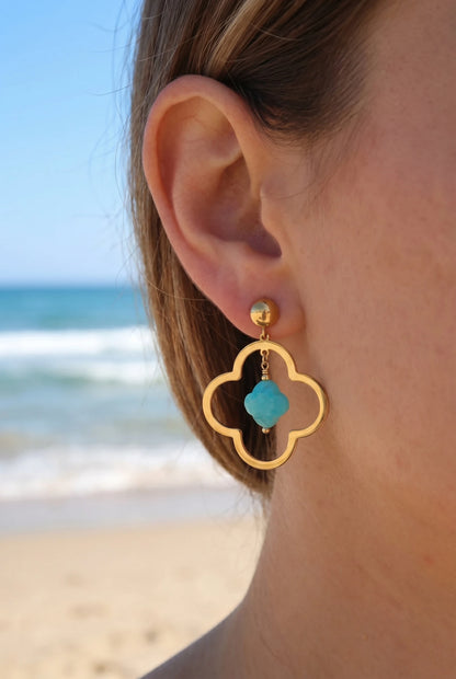 Boucles d’oreilles en acier inoxydable